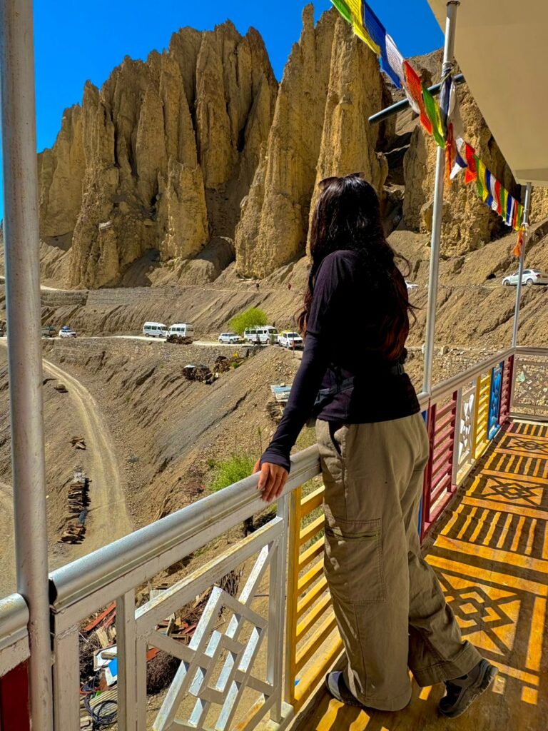 Nidhi Pandey in Spiti Valley View